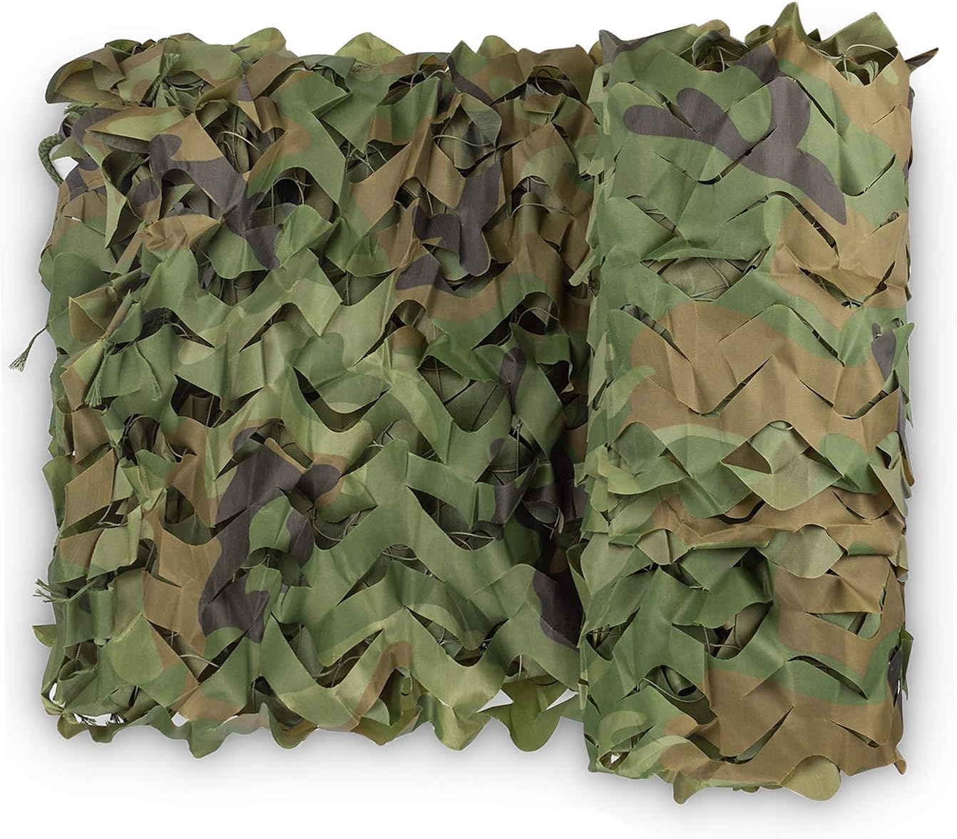 2 m x 3 m Army Camouflage Netting Woodenland Military Camo Net for Kids Den Camping Hide Green
