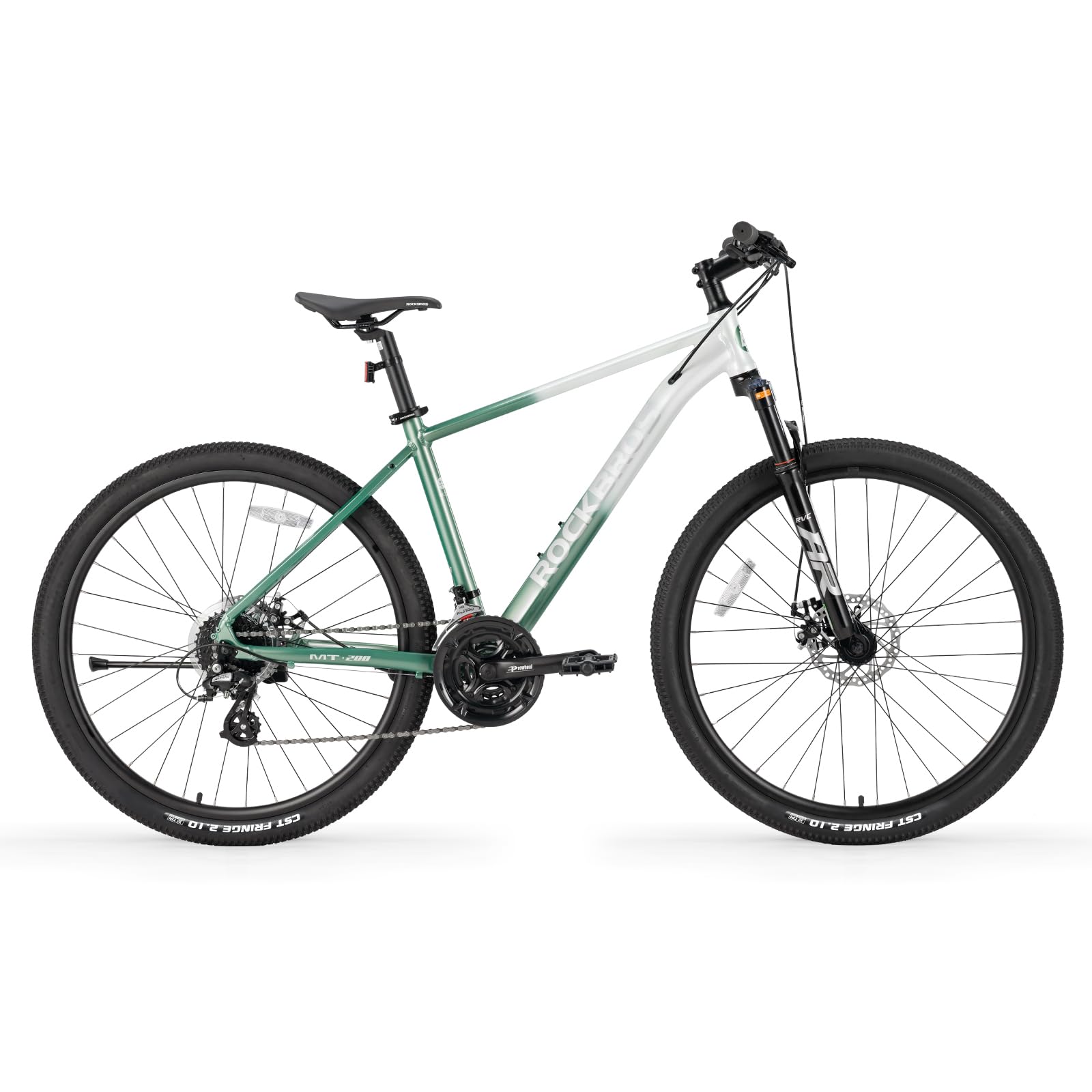 ROCKBROS MT·200 Bicicleta de Montaña 27.5", Cuadro de Aluminio con Frenos de Disco y 24 Velocidades Shimano Altus M310, Tallas 16/18/21 Pulgadas para Hombre y Mujer