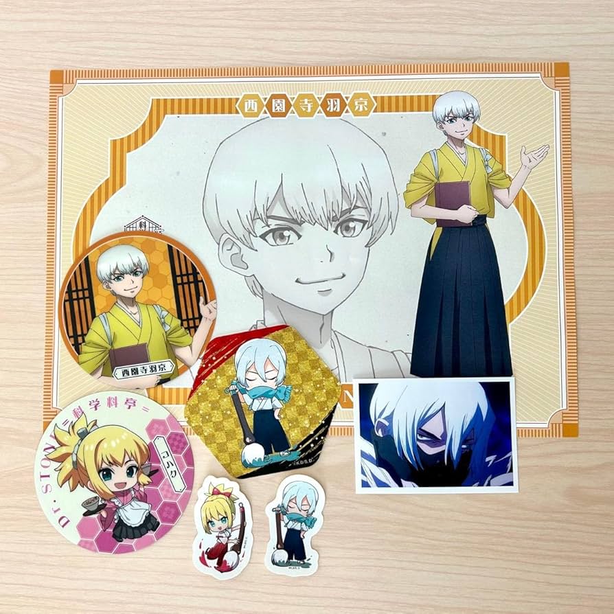 Amazon.co.jp: Dr.STONE コラボカフェ 売り セット 羽京 氷月 コハク