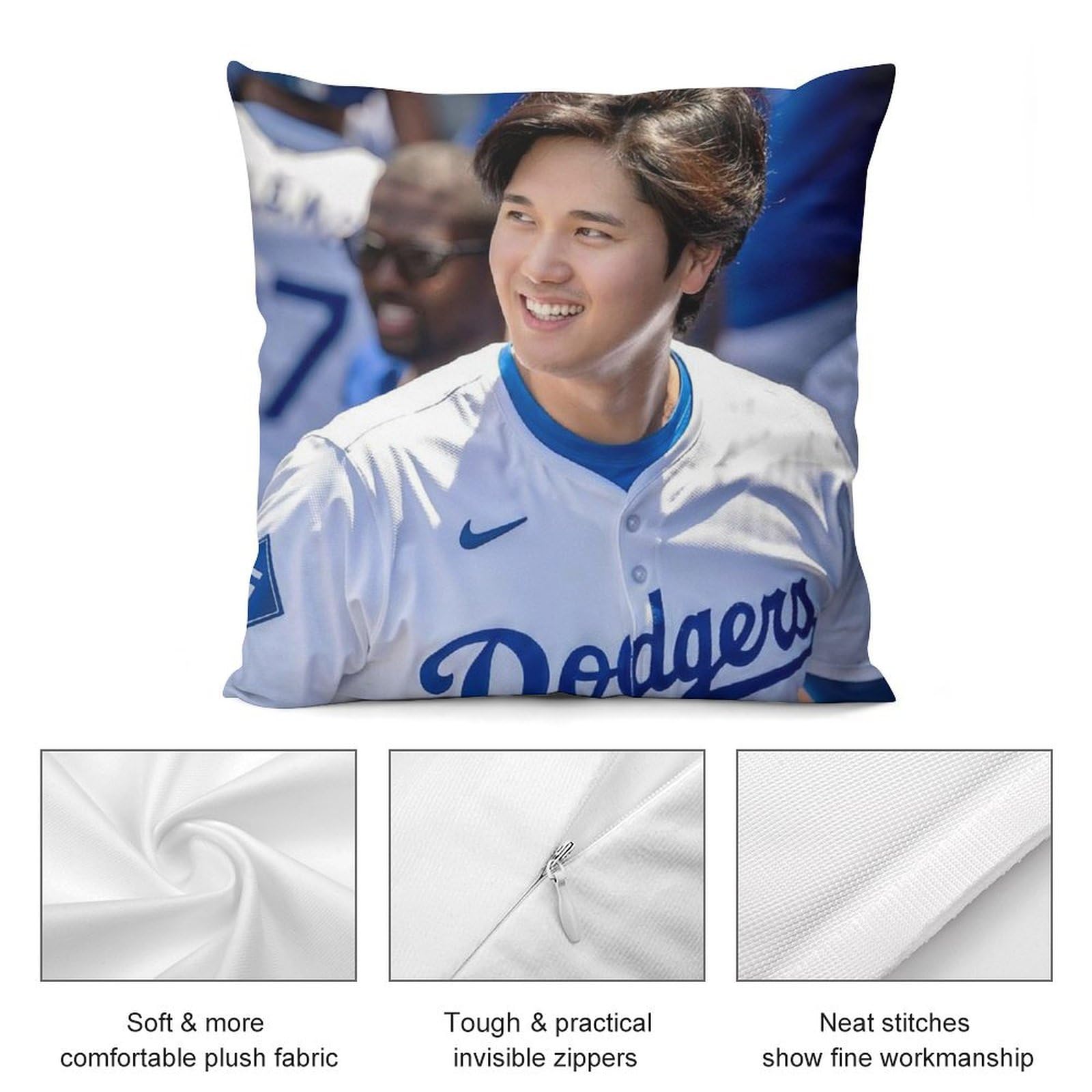 Amazon｜大谷翔平 (3) 抱き枕カバー 枕カバー ぬいぐるみ枕カバー お