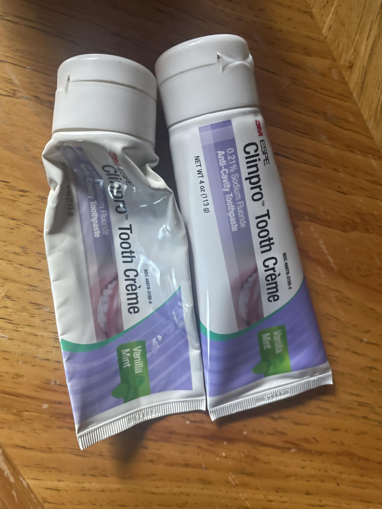 3M Clinpro Tooth Creme 0.21% Sodium Fluoride Anti Cavity Toothpaste, Vanilla Mint