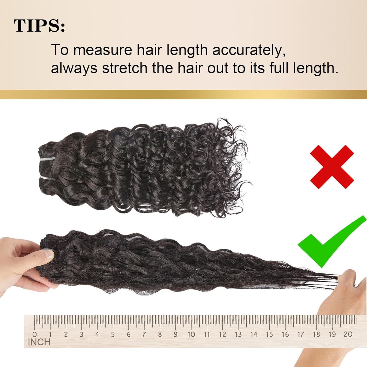 WEQUEEN 100% Human Hair Bundle Premium Wet and Wavy Water Wave Bundle 16A Brazilian Human Hair Full Volume 24 Inch Long Lasting Natural Black