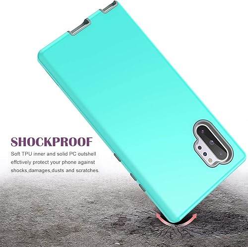 Miniatura 3 de WeLoveCase Funda para Note 10 Plus, Galaxy Note 10+ 5G 3 en 1, híbrida, resistente, protección de cuerpo completo, a prueba de golpes, TPU