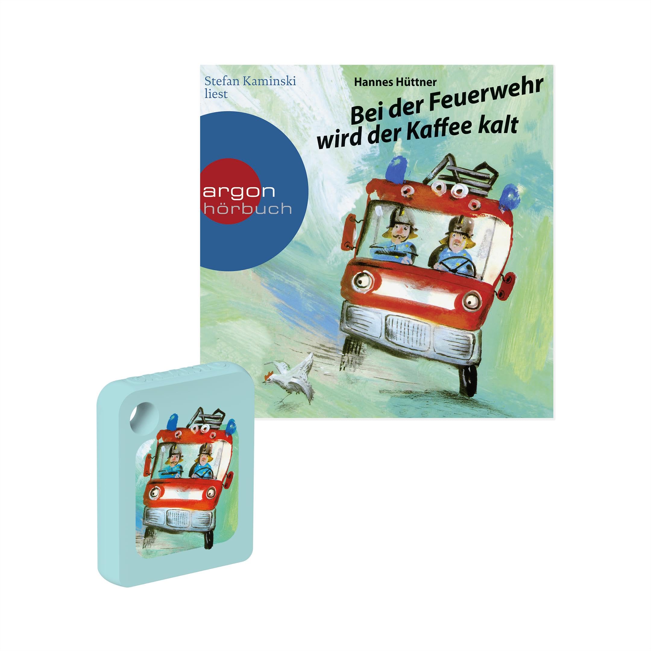 Galakto Audio Token: Hannes Hüttner - Bei der Feuerwehr Wird der Kaffee kalt, Audiobook for Children from 4 Years, Playing Time Approx. 33 Minutes