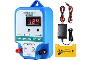Multi-Powered Electric Fence Charger: Ultimate Livestock Protector