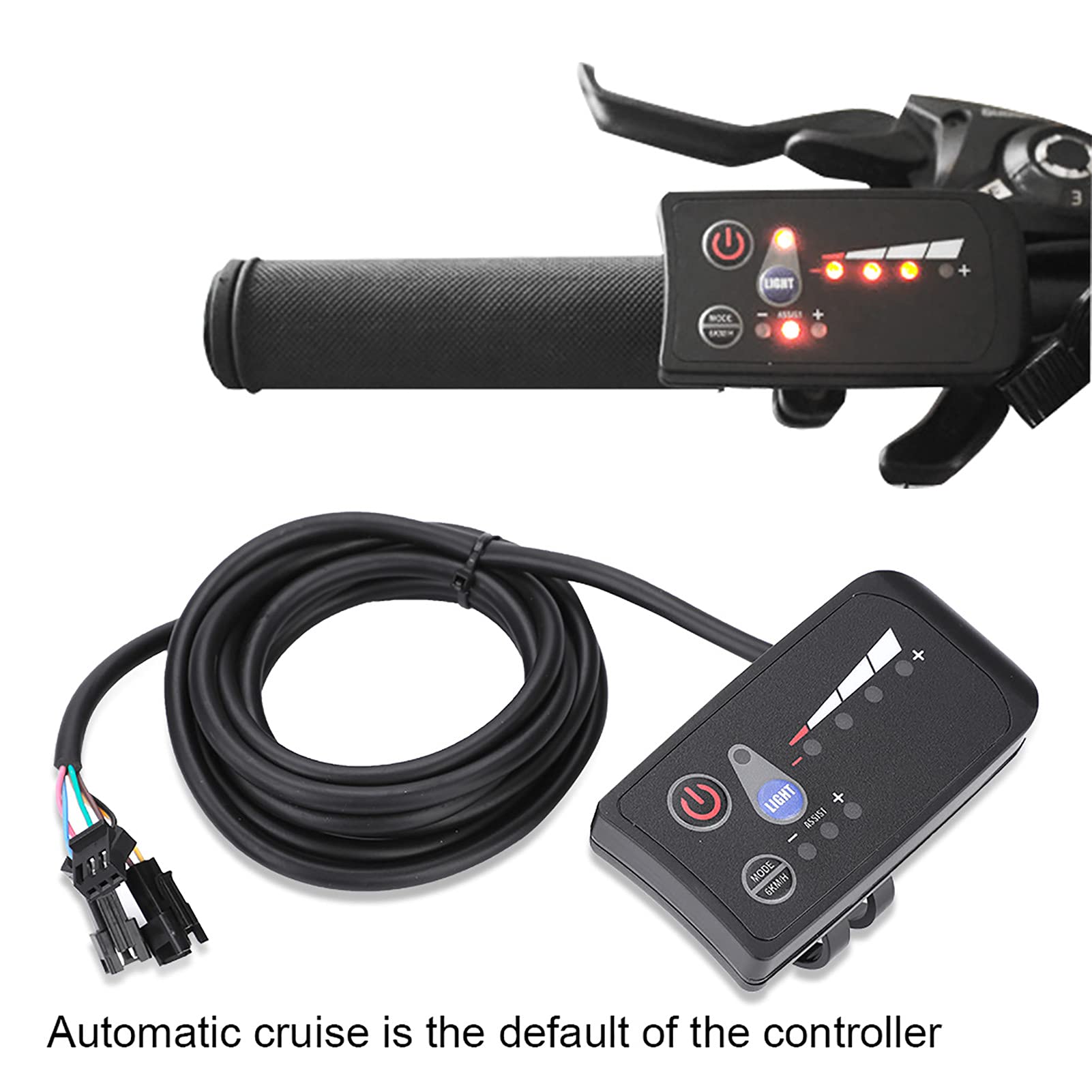 Jadeshay Motor Controller - 250W/350W E-bike Speed Controller LED Display Panel Scooter Borstelloze Controller Kit 36v