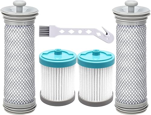 Kit de filtro de repuesto para aspiradora inalámbrica A10 Hero, A10 Master, A11 Hero, A11 Master, Pure One S11, PWRHERO11 Snap Dash aspiradora