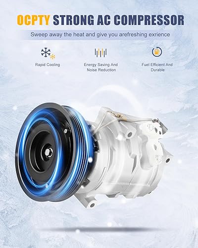 Miniatura 2 de OCPTY Compresor de Aire Acondicionado Compatible para A-cura MDX H-onda Pilot Odyssey CO 29000C