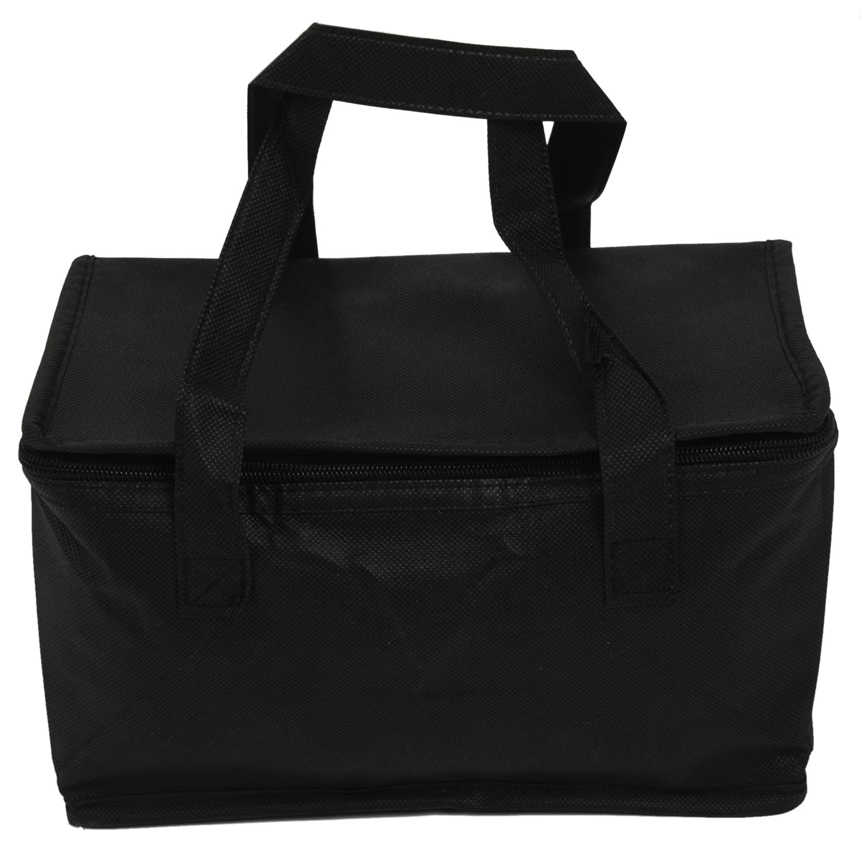 CTRLZS 2 Pack Insulated Grocery Bag: Heavy Duty Foldable Shopping Storage Zipper Tote Bag for Hot and Cold Reusable Shopping Catering, Freeze Food Transport Delivery, Travel, Picnic