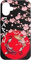 Vista 23 de koi Fish Ying yang,Japanese Flag Japan - Cherry Blossom Case for iPhone 17