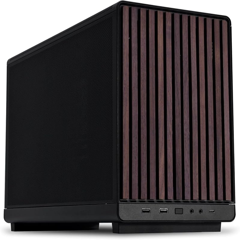 Lian Li A3-mATX-WD 26.3L Micro Chassis-Wood Front Panel-Black-A3X-WD