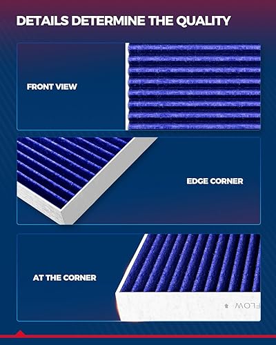 Miniatura 5 de KAX Filtro de aire de cabina premium, CF10728 (GCF039) Reemplazo para Hyundai Accent, Elantra, Elantra GT/Coupe, Kia Forte, Forte Koup, filtro de