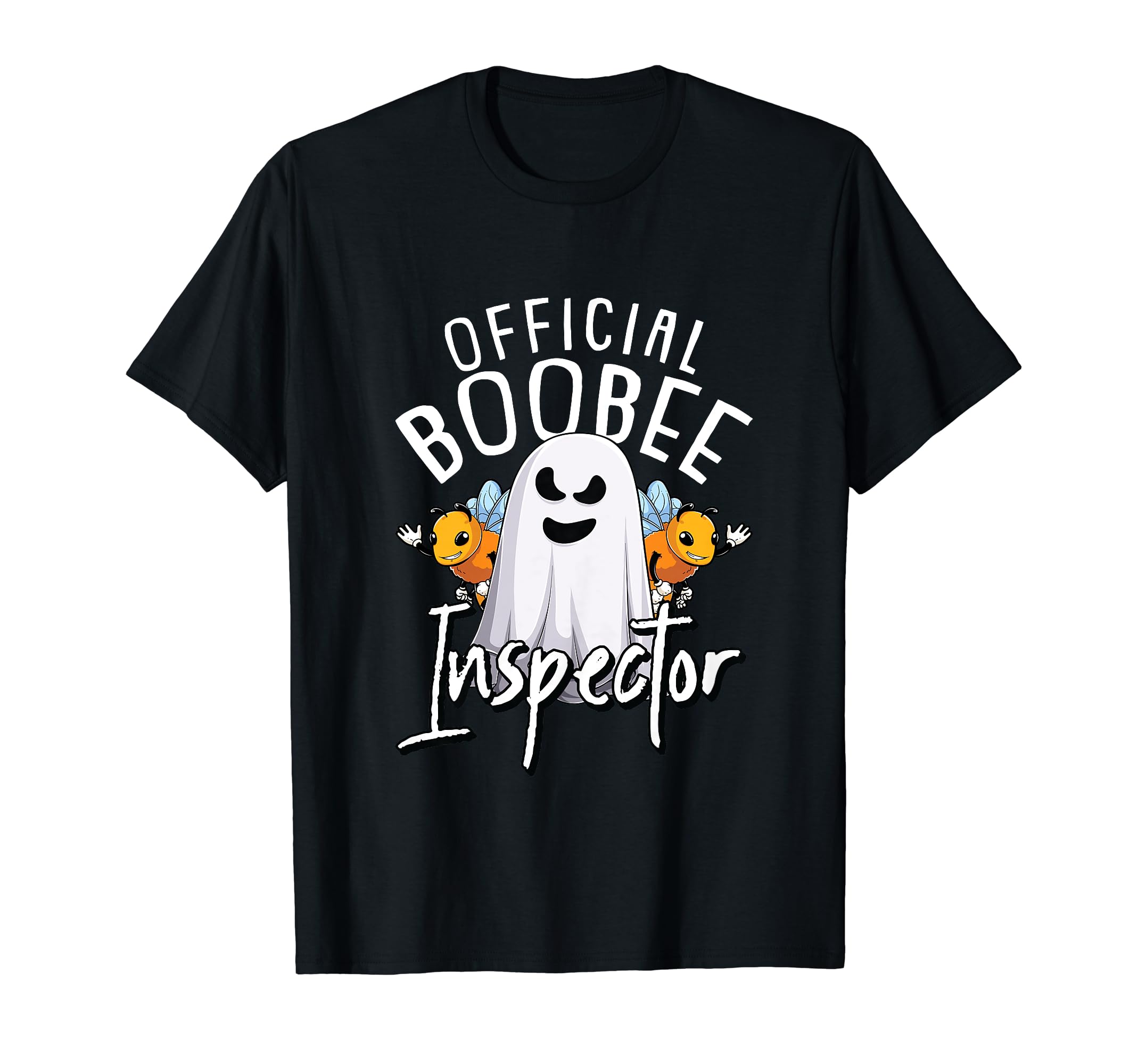 Boo-Bee Inspector Lazy DIY Halloween Costume Funny Ghost T-Shirt