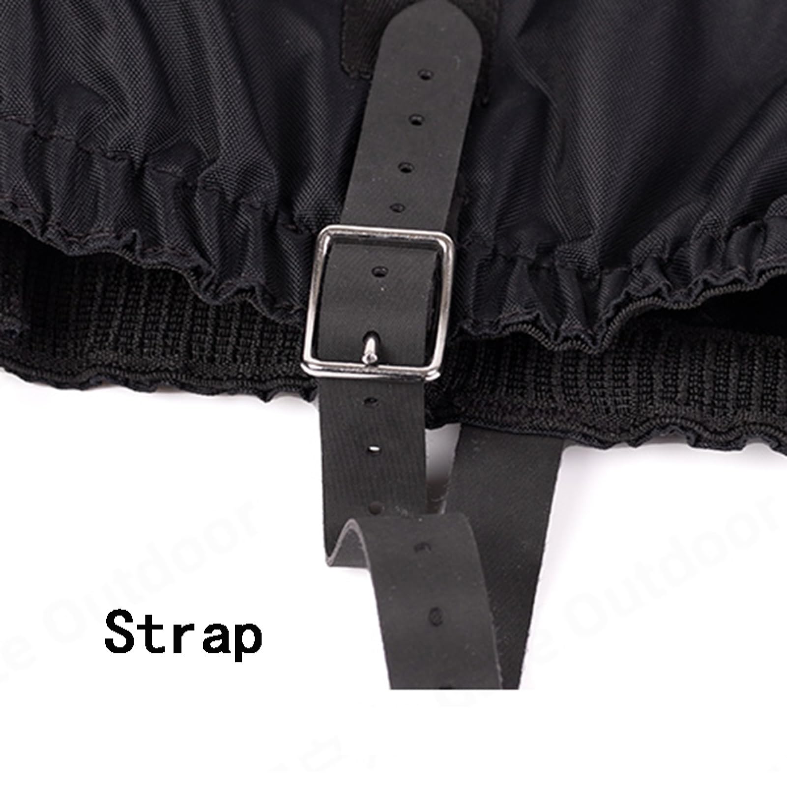Guêtres de jambe, avec fond élastique for éviter les morsures de serpent, guêtres de raquettes, guêtres d'extérieur, adaptées à une utilisation en extérieur et adaptées à tous les mauvais temps