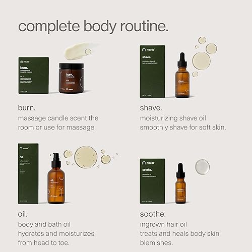 Miniatura 7 de Maude Gel de ducha y baño de burbujas sin perfume con pH equilibrado, gel de baño hidratante con vitamina C, productos para el cuidado de la piel de