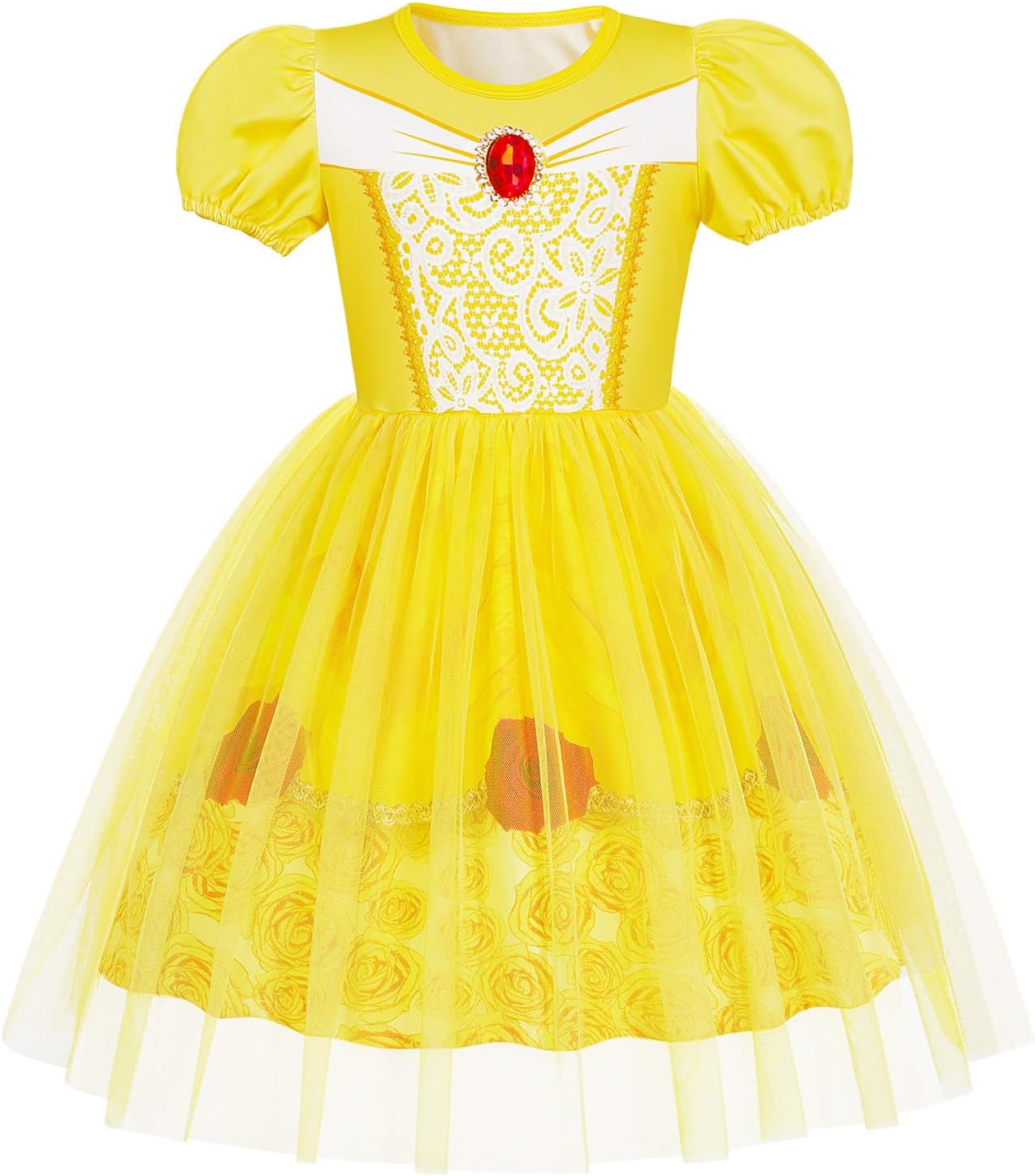Benylion Princess Dress for Girls Halloween Cosplay Outfits Princess Costume Birthday Gift Fancy Party Dress