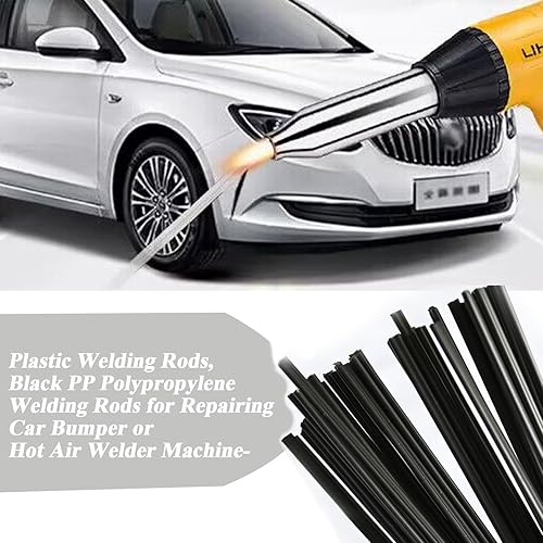Miniatura 6 de Varillas de soldadura de plástico, varillas de soldadura de polipropileno PP negro para reparar parachoques de coche o máquina soldadora de aire
