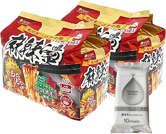 Pikotta Malatan Sachimi Noodles, 3 Servings, 2 Bags Set, Wet Wipes Included, Gluten Free, Non-Fried Potato Noodles