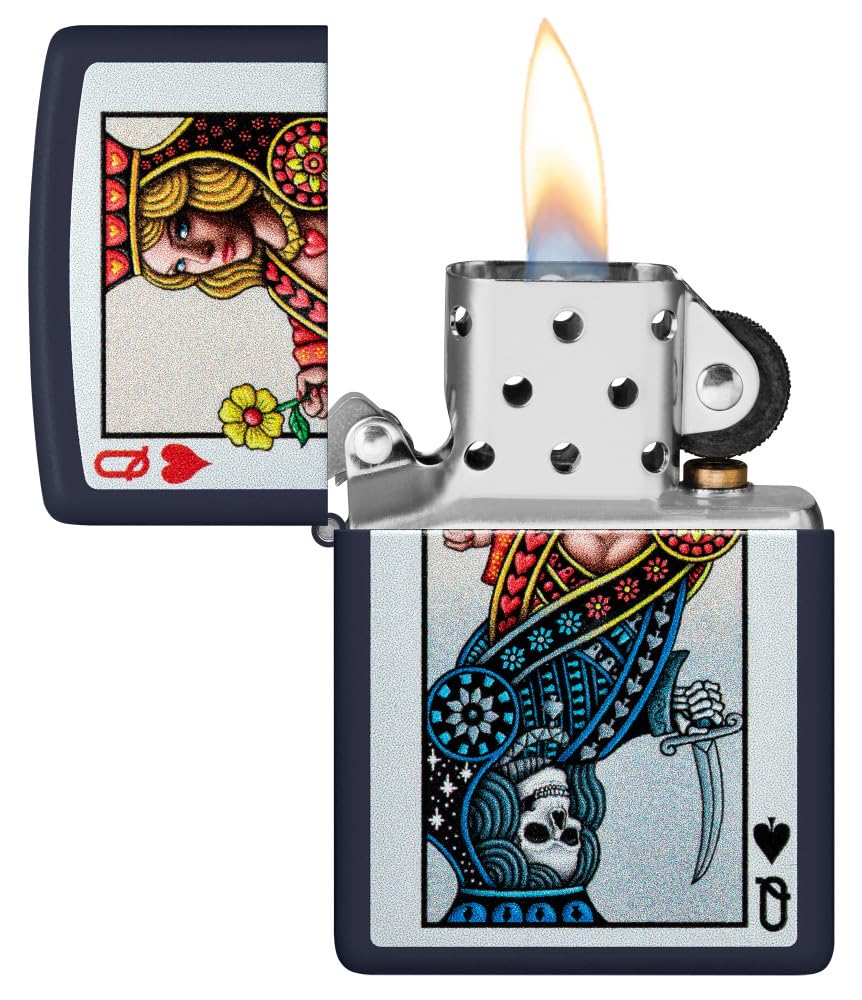 Accendino Zippo®, Accendino Antivento Ricaricabile Zippo, Realizzato in Metallo con Caratteristico "click" Zippo, Made in USA, Ottima Idea Regalo
