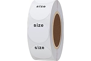 Hybsk Clothing Size Stickers: Keep Your Threads Organized and Customers Delighted
