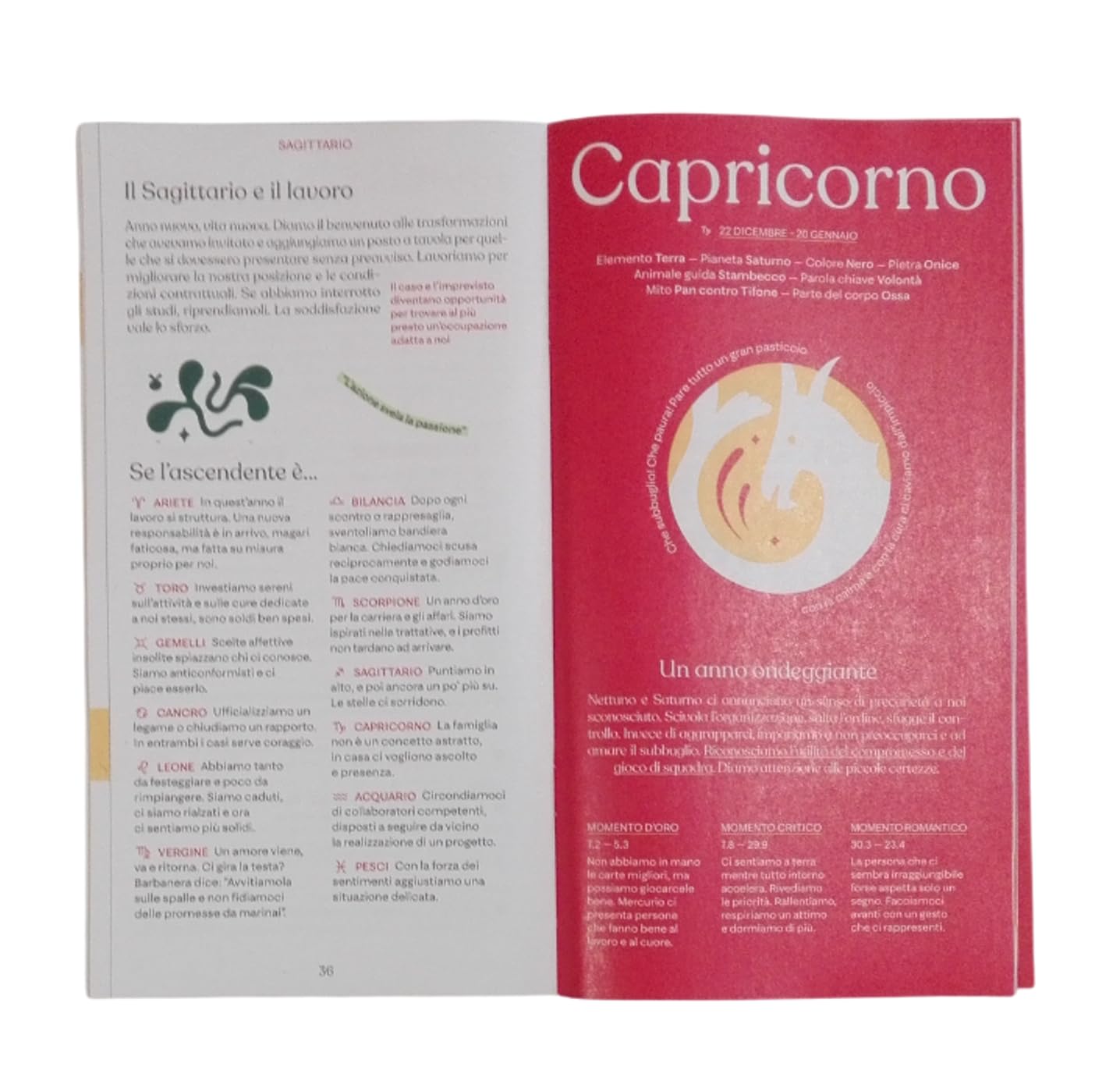 Coffret Barbanera 2026 - Almanach + Horoscope + Mini Calendrier Mural + Marque-page + Calendrier De Poche