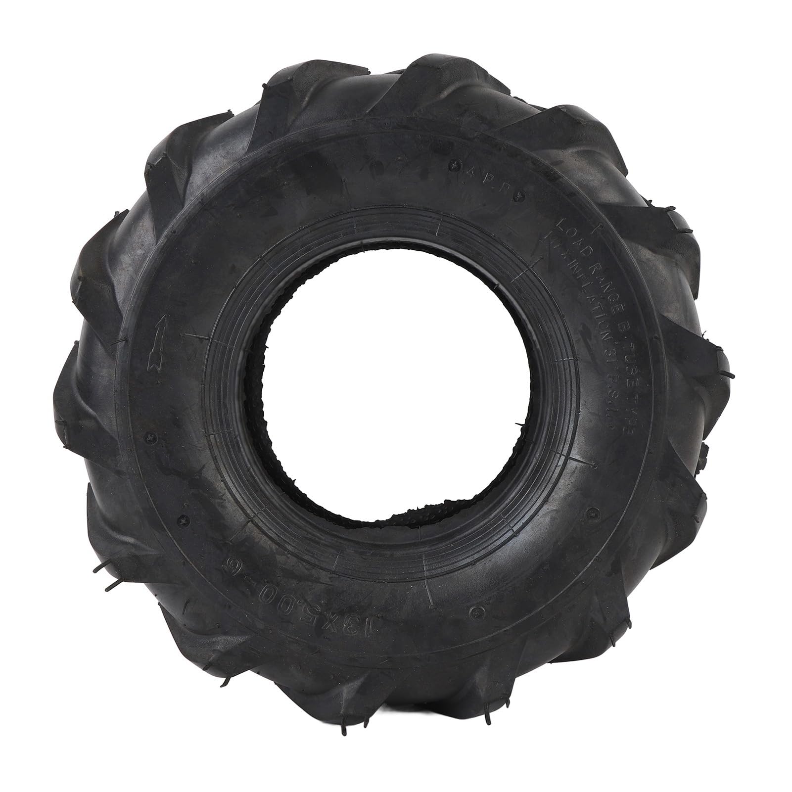 13x5.00-6 Pneu Tubeless Antidérapant Souffleuse à Neige Pneu de Tracteur de Pelouse 6 Pouces Pneu Tubeless