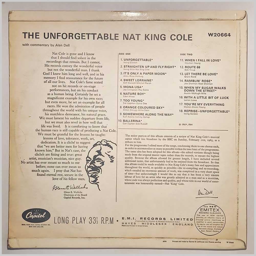 Unforgettable 1955 rééd 1983)