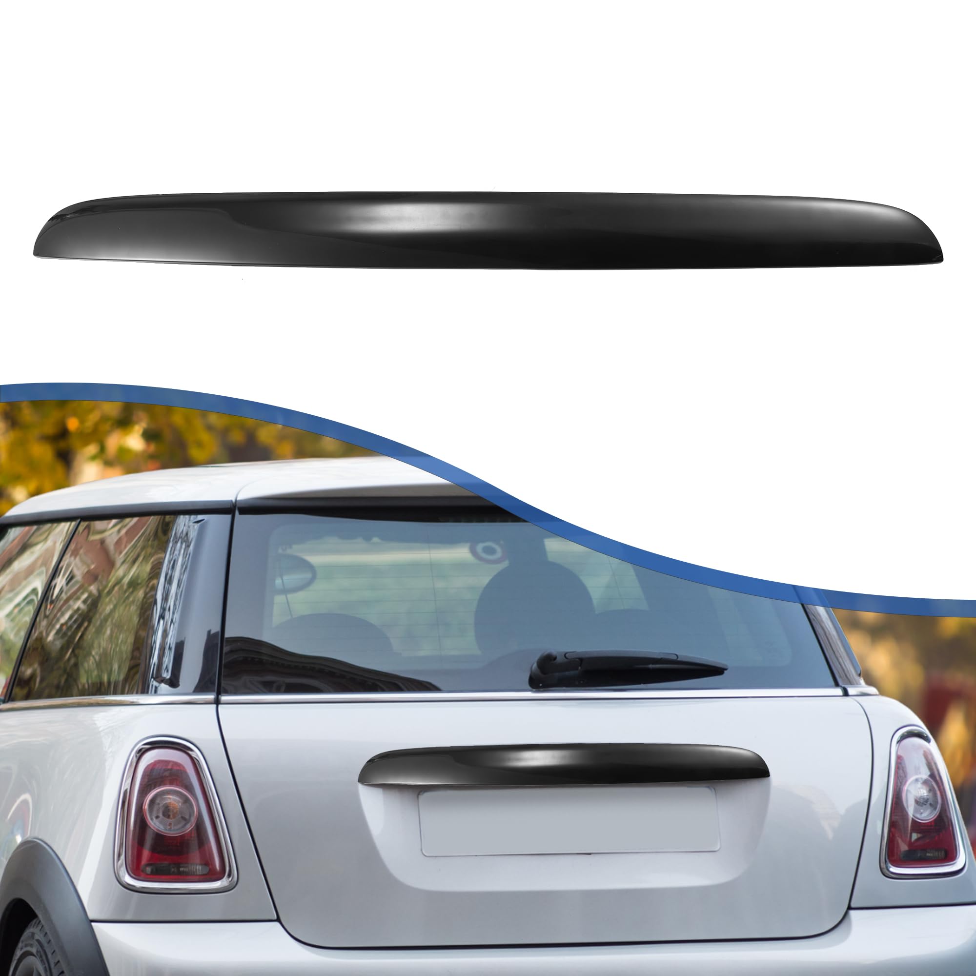 Tirador para maletero de coche, color negro, para R56 R57 R58 R59 R60 R61 2005 – 2015 51132753602