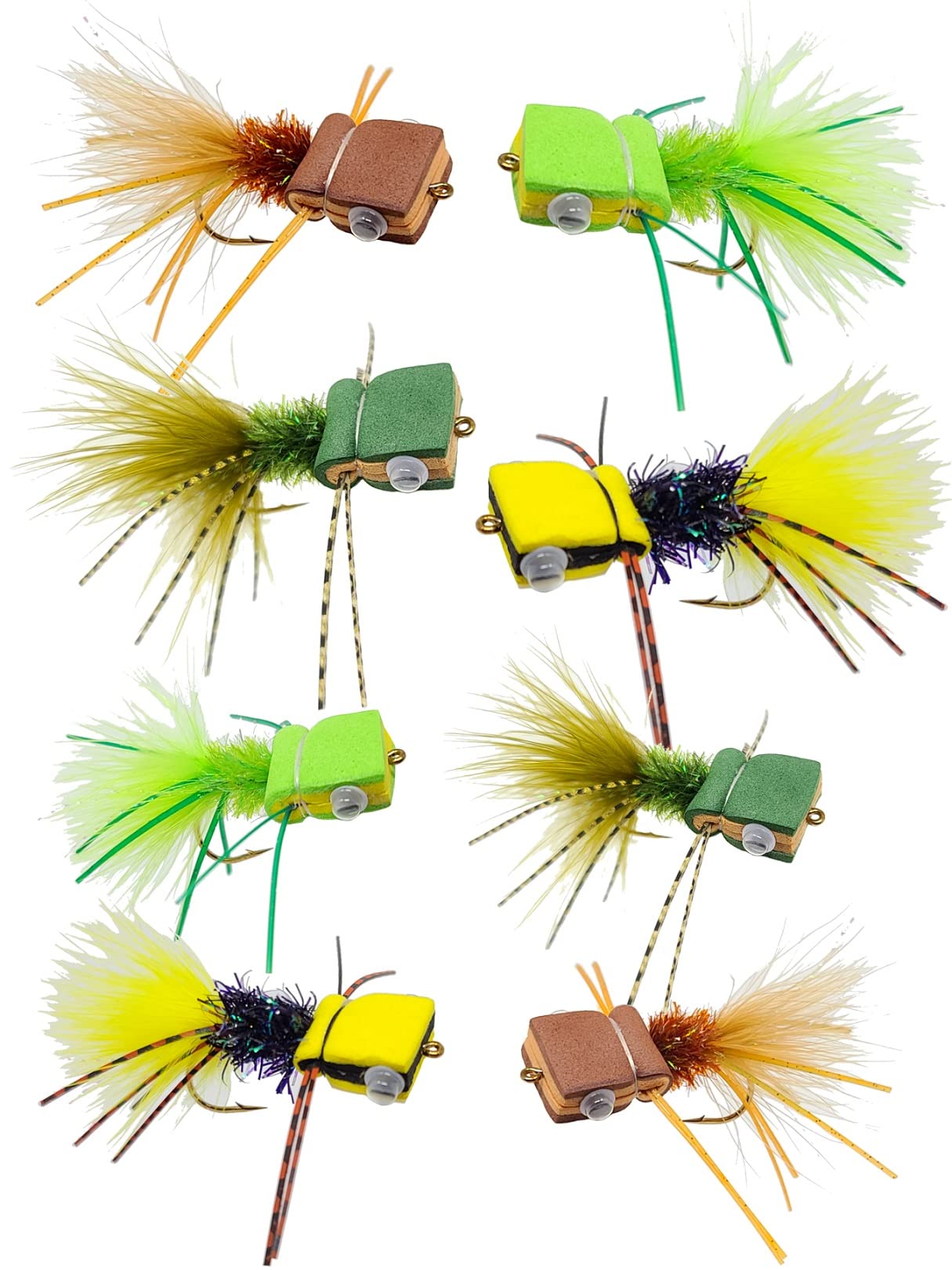 Snyders Mad Scientist Bass And Panfish Popper Assortment Flies