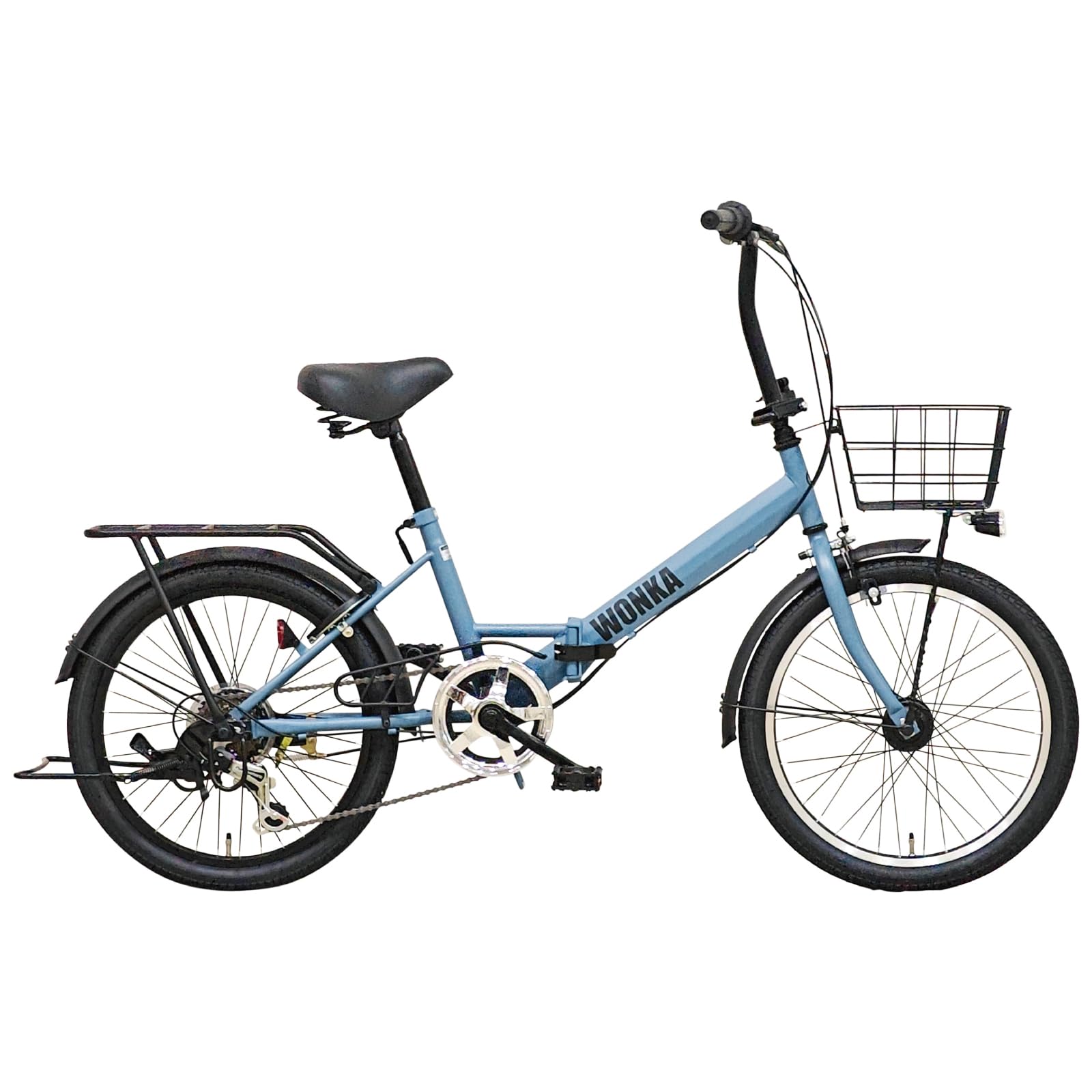 Amazon | WONKA 折畳自転車 20インチ 外装6段変速 小径車 極太タイヤ