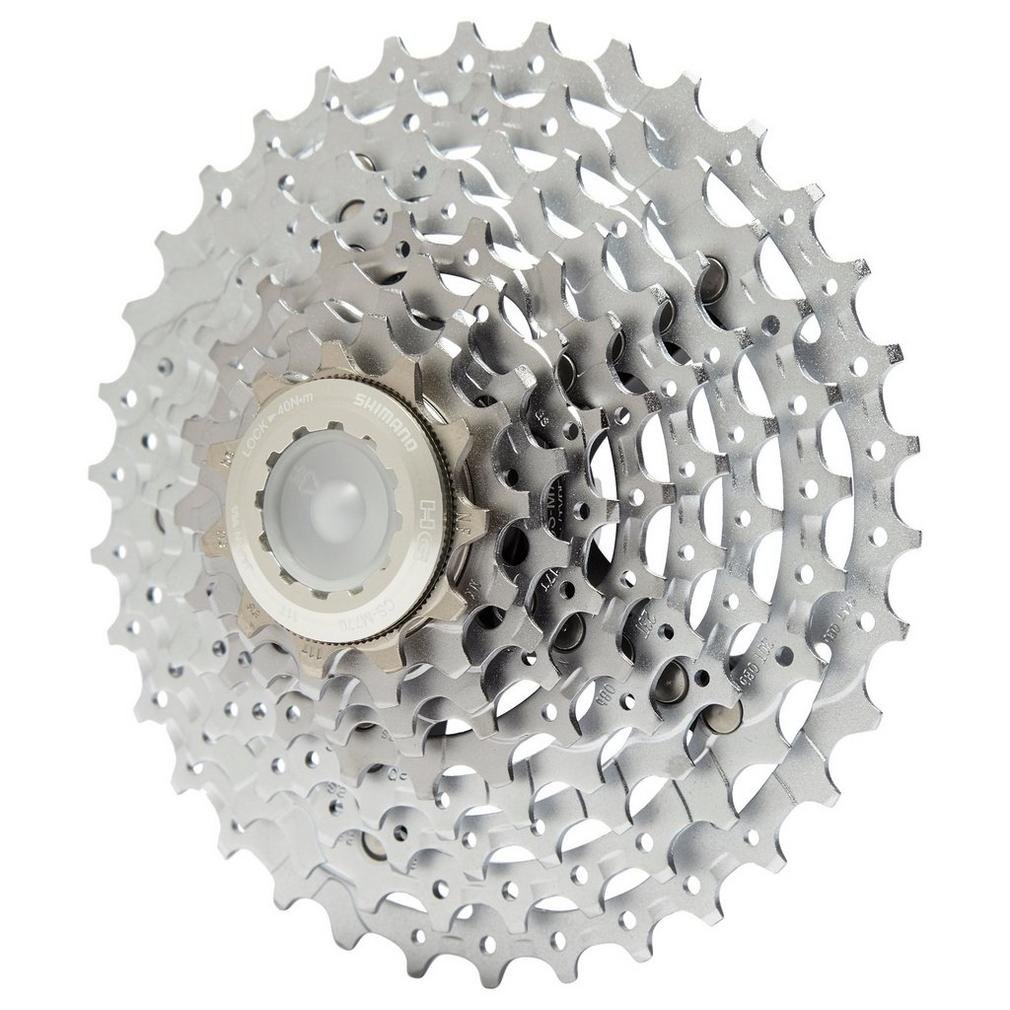 SHIMANO Deore XT CS-M770 Cassette 9-Fois, Silver
