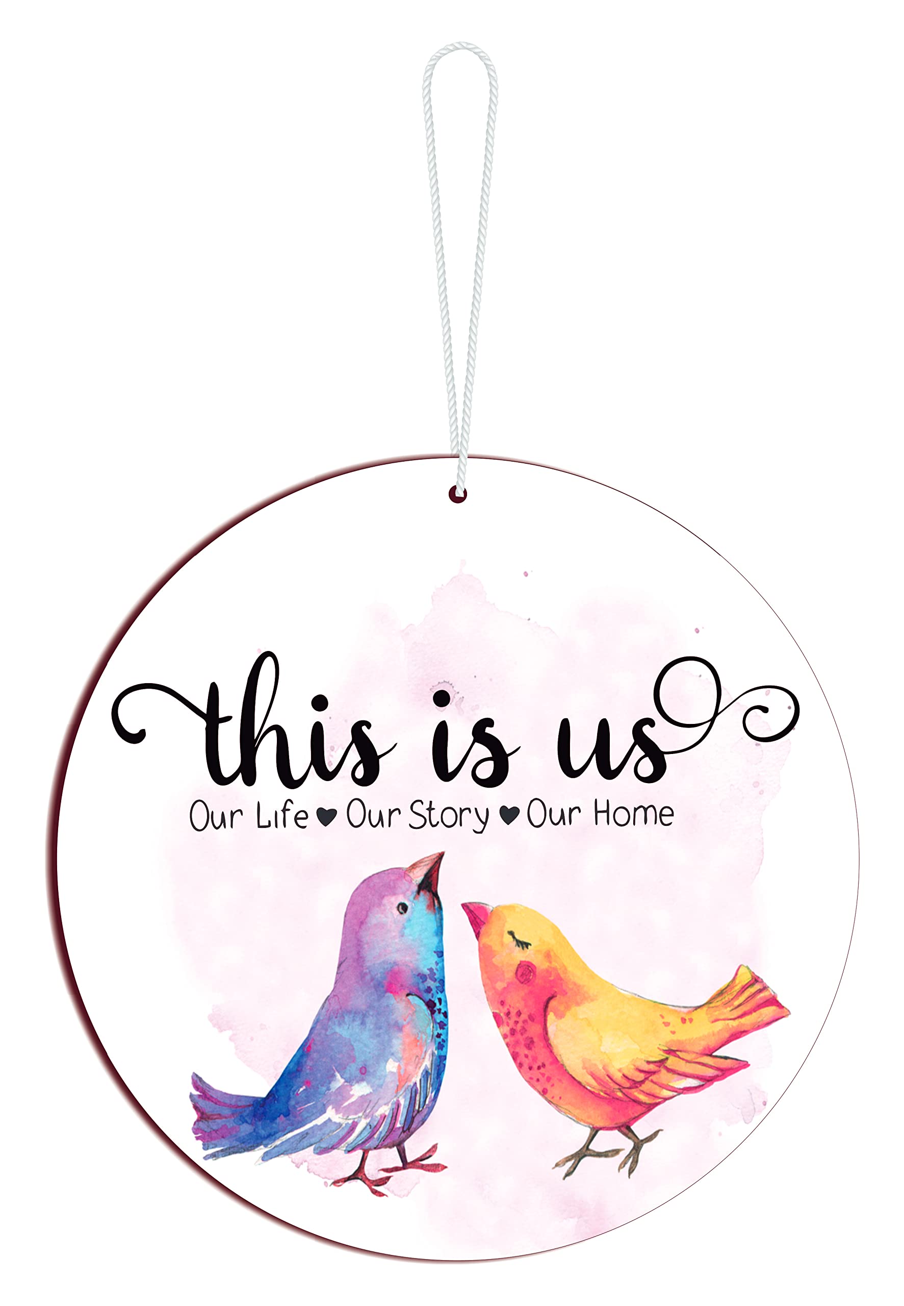 Blue Finch Door Or Wall Hanging Home Decor Item This Is Us,Our Life, Our Story, Our Home, Welcome board for home And Best Gift For Home Decor (B08ZYBVGHF) Amazon Price History, Amazon Price Tracker