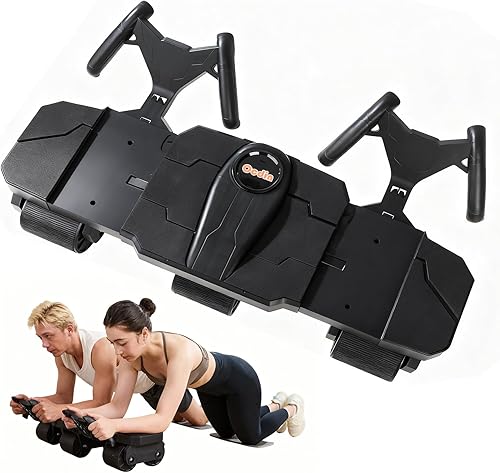 Ocdin Partner Ab Roller Wheel- Entrenador de núcleo para dos personas, equipo estable de gimnasio en casa para parejas para fortalecer los músculos