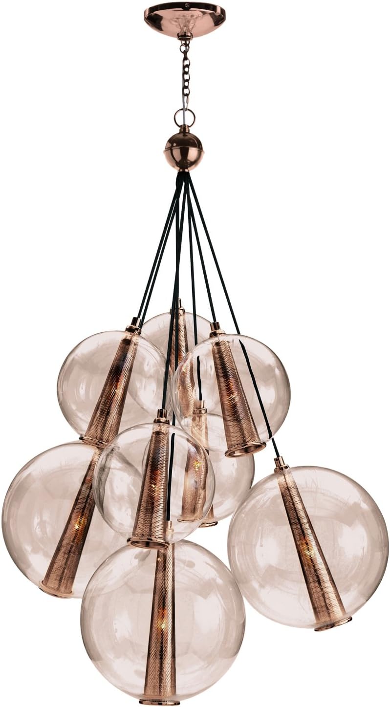Arteriors Home Caviar Adjustable Large Cluster, Rose Gold