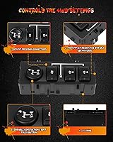 Vista 5 de CCIYU Interruptor selector de caja de transferencia 4X4 compatible con Hummer H2 2003-2007 Reemplaza 19259310, interruptor del controlador de rueda