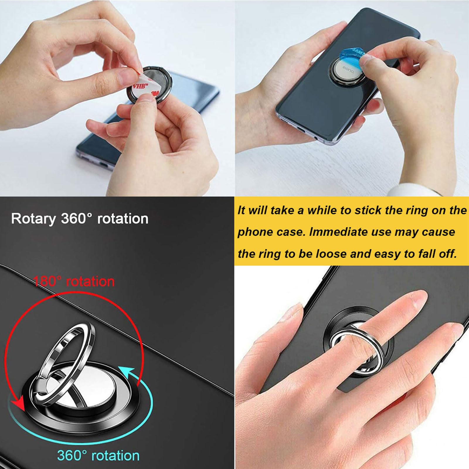 Cover Per Doogee N55 Pro + Vetro Temperato + Staffa Girevole – Custodia Morbida TPU E Protezione Schermo