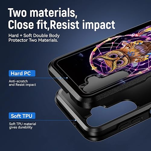 Miniatura 2 de Funda para Galaxy S23 Ultra, probada en caídas de grado militar Funda protectora resistente a prueba de golpes para Samsung Galaxy S23 Ultra 5G de