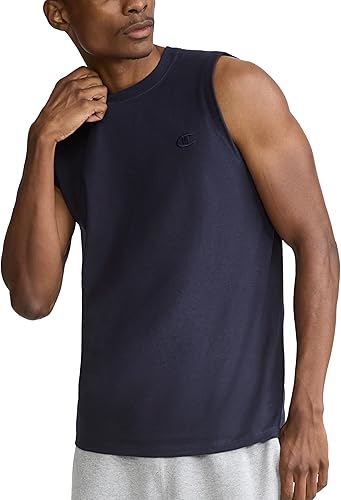 Champion Camiseta sin mangas para hombre, camiseta muscular clásica con gráfico, camiseta sin mangas para hombre (Regular o Grande y Alto)