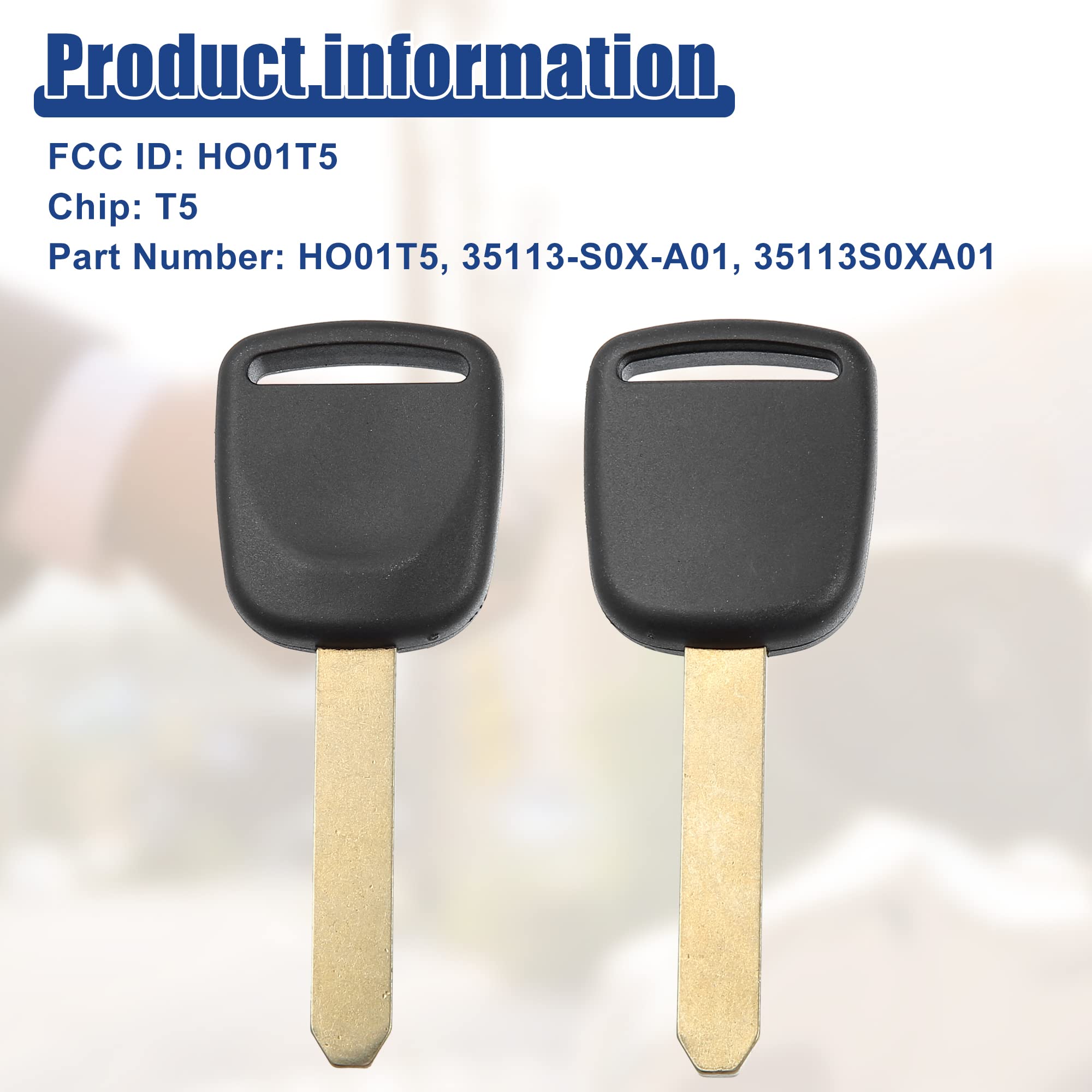 Amazon.com: ACROPIX Uncut Ignition Transponder Key Fit for Honda