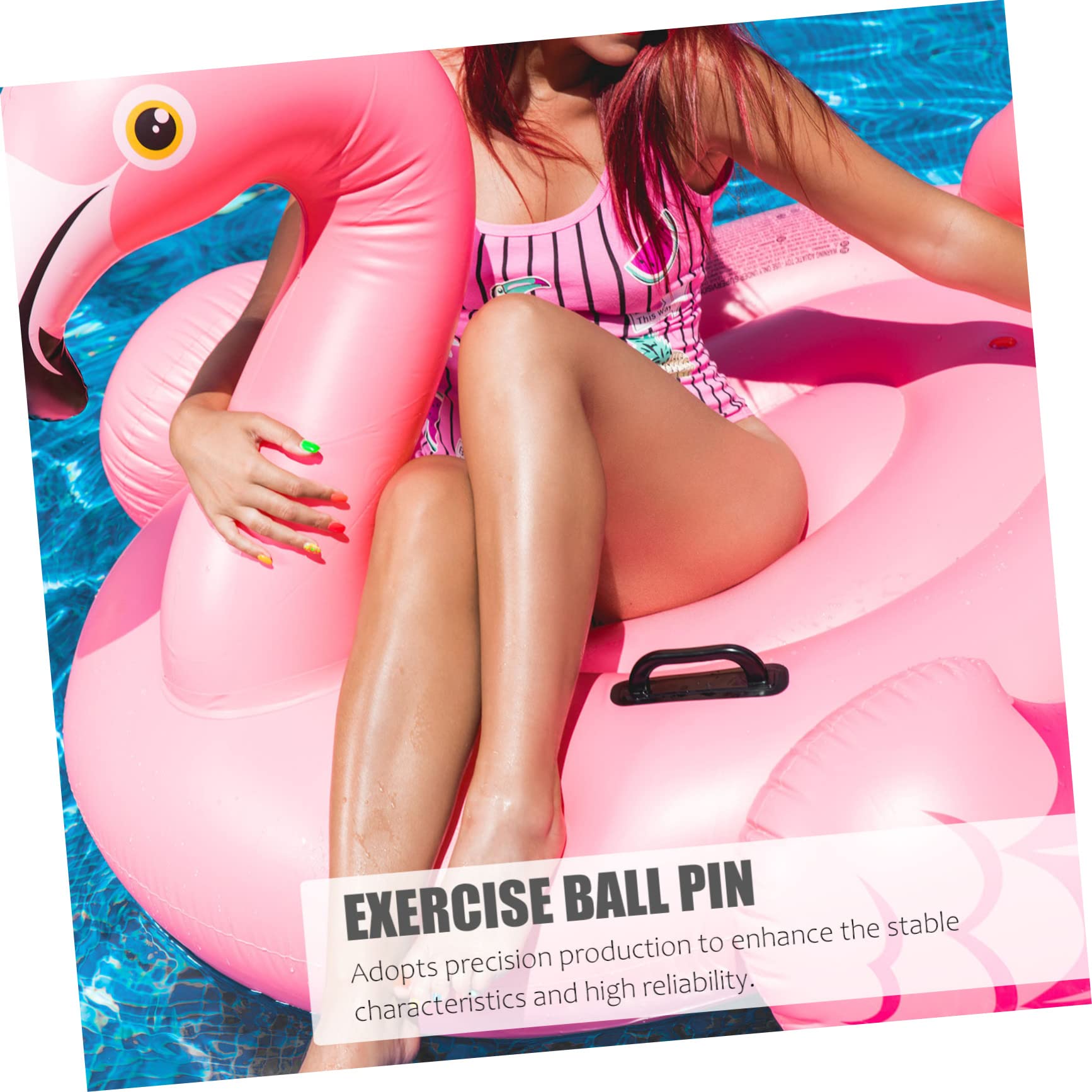 MUSISALY 6Sets Exercise Ball Plug Replacement Kit Easy Install Air Stoppers for Yoga Balls Fitness Balls and Inflatable Includes Remover Tool for Quick Use