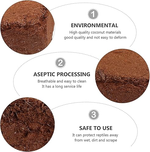 Miniatura 5 de Ladrillos de coco para plantas, sustrato de fibra de coco comprimido, suelo para plantas, flores, bayas, siembra, ropa de cama de reptiles (paquete