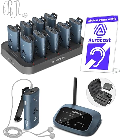 Avantree AuraPlex MX Auracast Assistive Listening System for Churches and Events