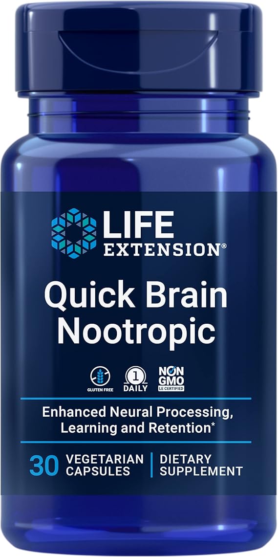 Life Extension Quick Brain Nootropic — Enhanced Brain