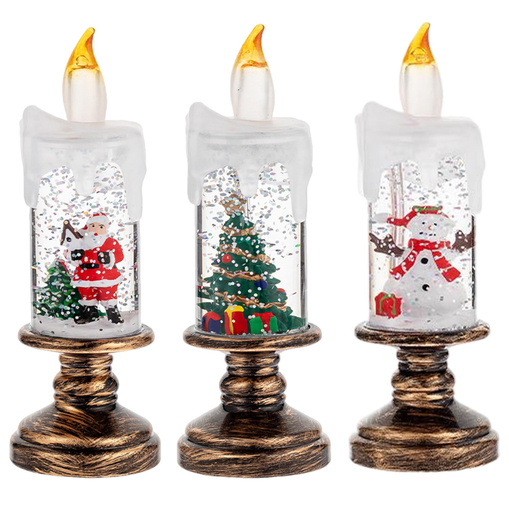 Bougies de Noël LED globe lumineux le cadeau idéal pour illuminer