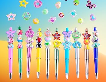 Amazon.co.jp: ペン用ハンドペイントビーズ、16mm 20個 ハンドメイド
