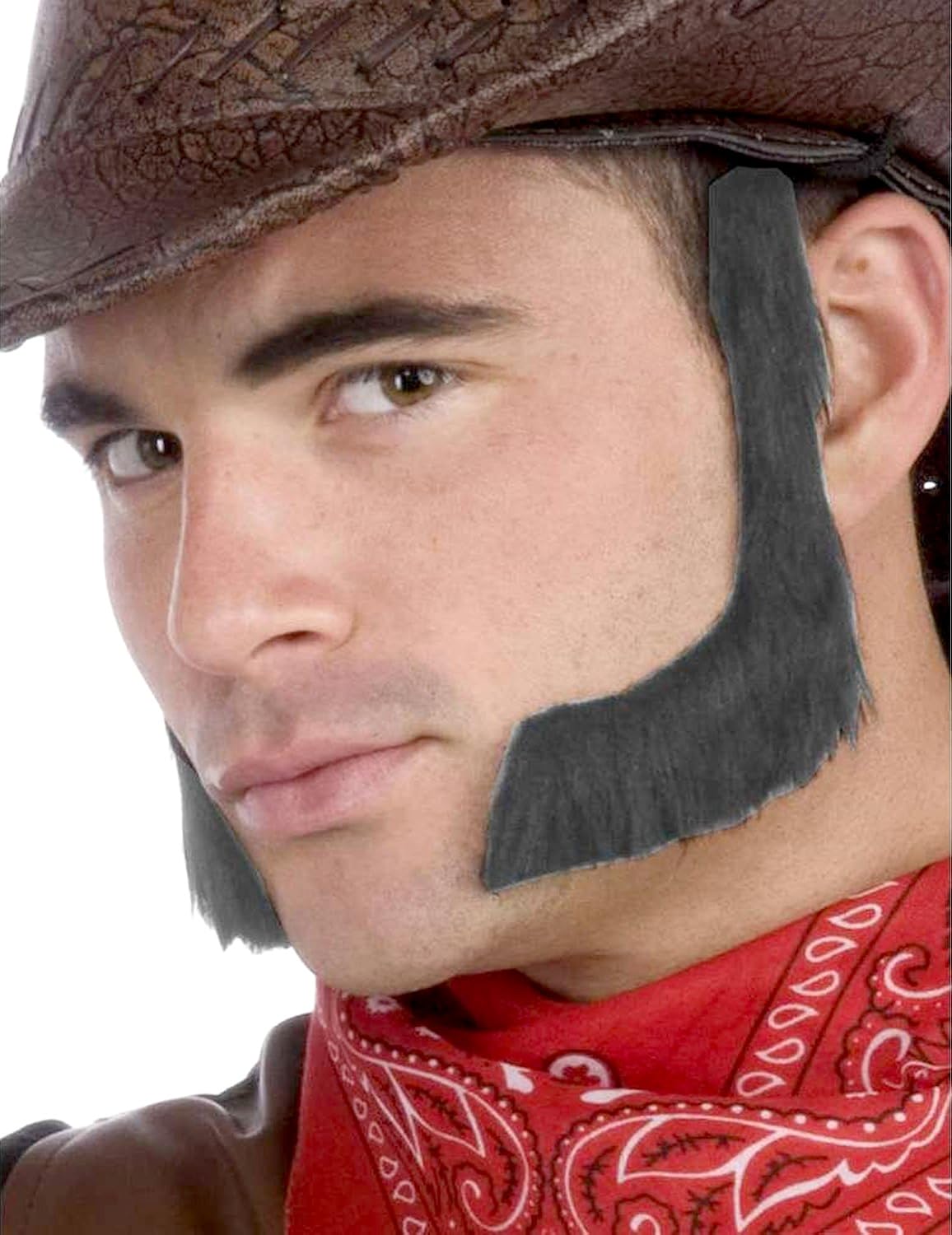 Amazon Com Forum Novelties Men S Novelty Lamb Chop Sideburns Black One Size Clothing