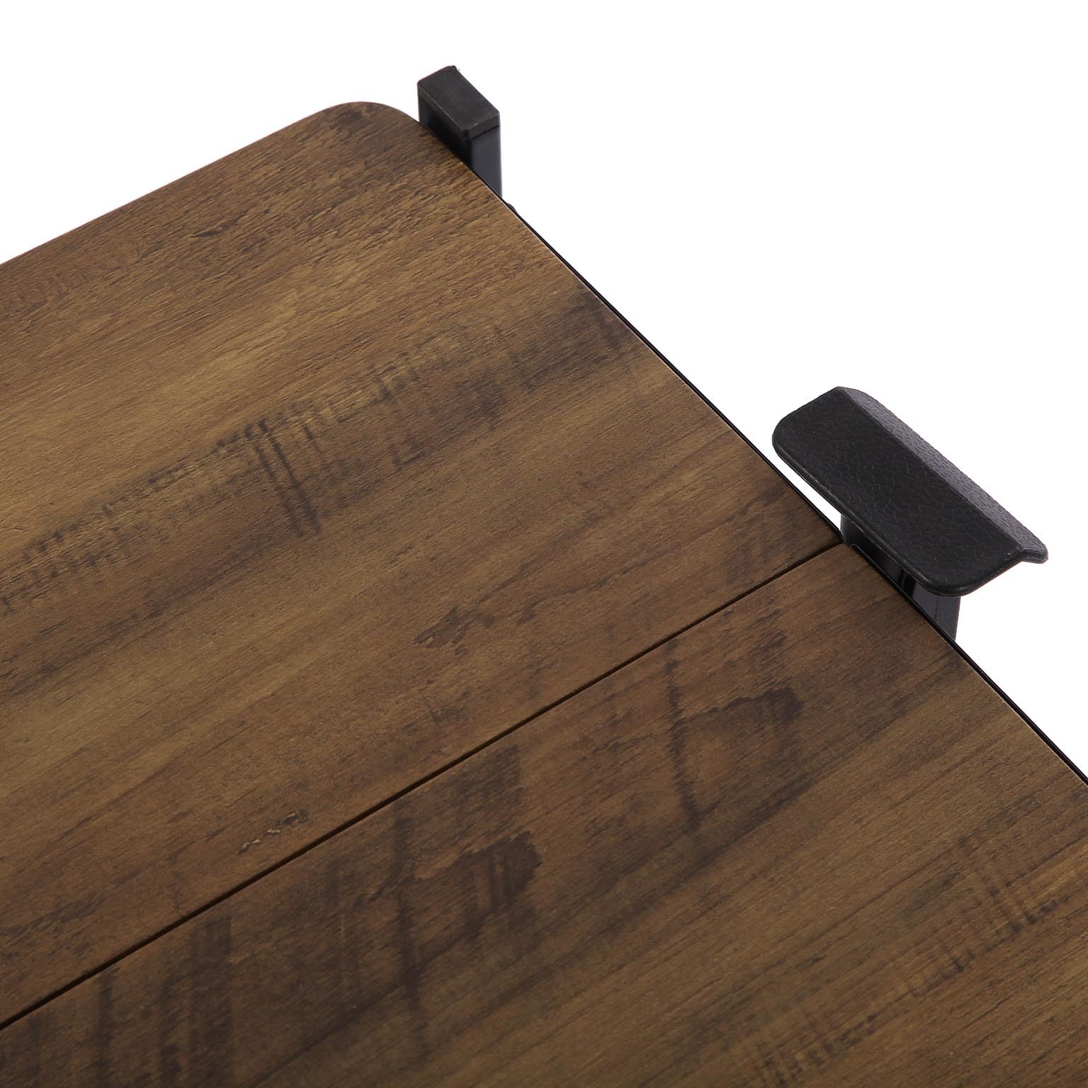 VERSA Carrello da Cucina Versatile Style, Misure (A x L x L) 70 x 40,0 x 68,0 cm, Legno MDF, Metallo Nero