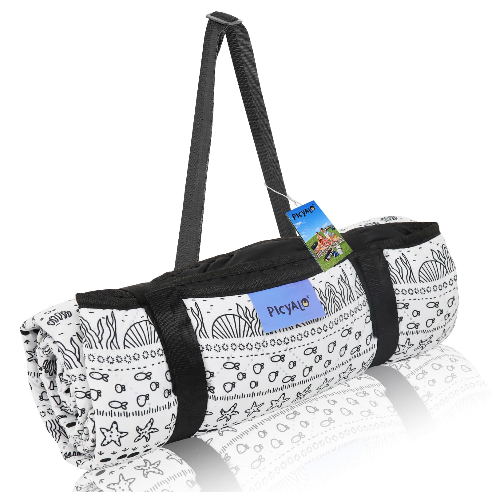 Amazon.co.jp: PICYALO レジャーシート 厚手 三層構造 折りたたみ可能