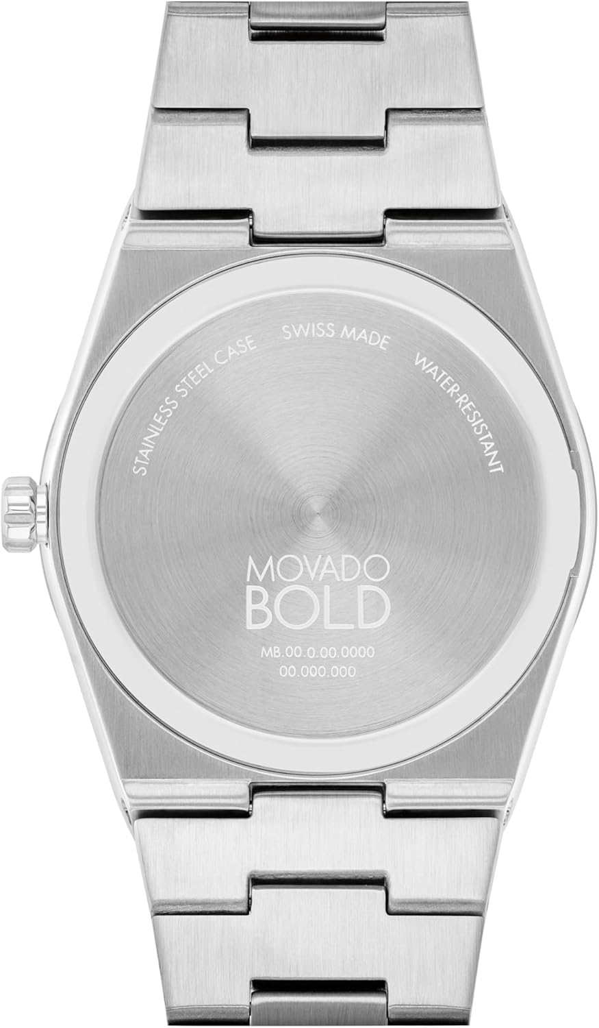 Movado Bold Quest Men's Sport Watch - Swiss Quartz Movement, Stainless Steel Link Bracelet - 5 ATM Water Resistance - Luxury Fashion Timepiece for Him - 40mm Seafoam Silver image 3 of 4 B0D33TTSB4