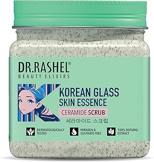 Korean Face & Body Scrub | With Rice Water & Ceramide |For Glass skin| Deep Cleansing | Exfoliation | Skin Brightening | For Glowing Skin | 380ml